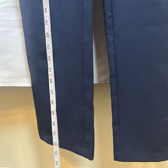 adelyn rae womens navy jumpsuit romper size large twist front formal office - Picture 7 of 11